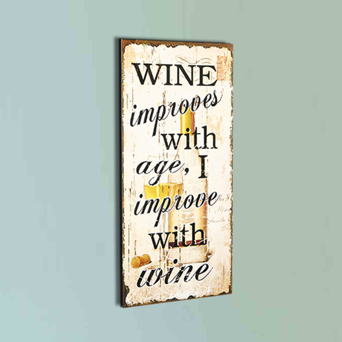 Fleur De Lis Living Wine Improves With Age Wall Décor Reviews Fleur De Lis Living Wine Improves With
