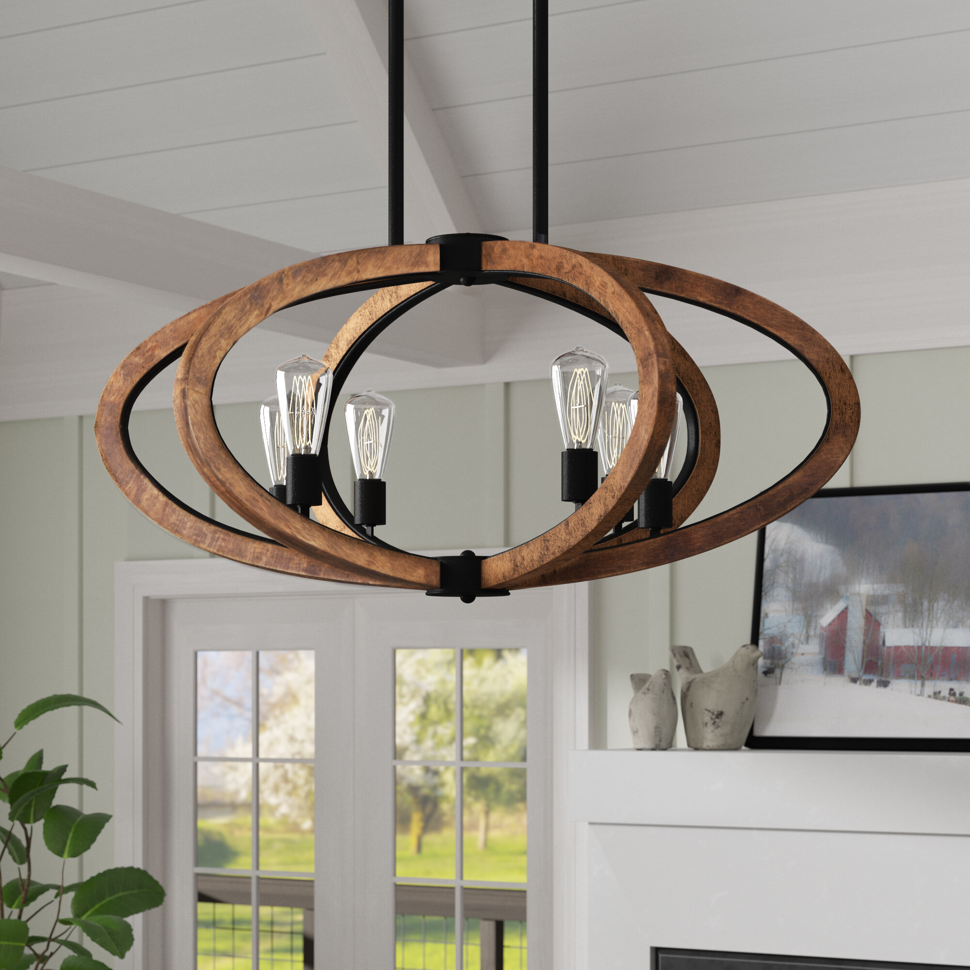 farmhouse dining table light fixtures