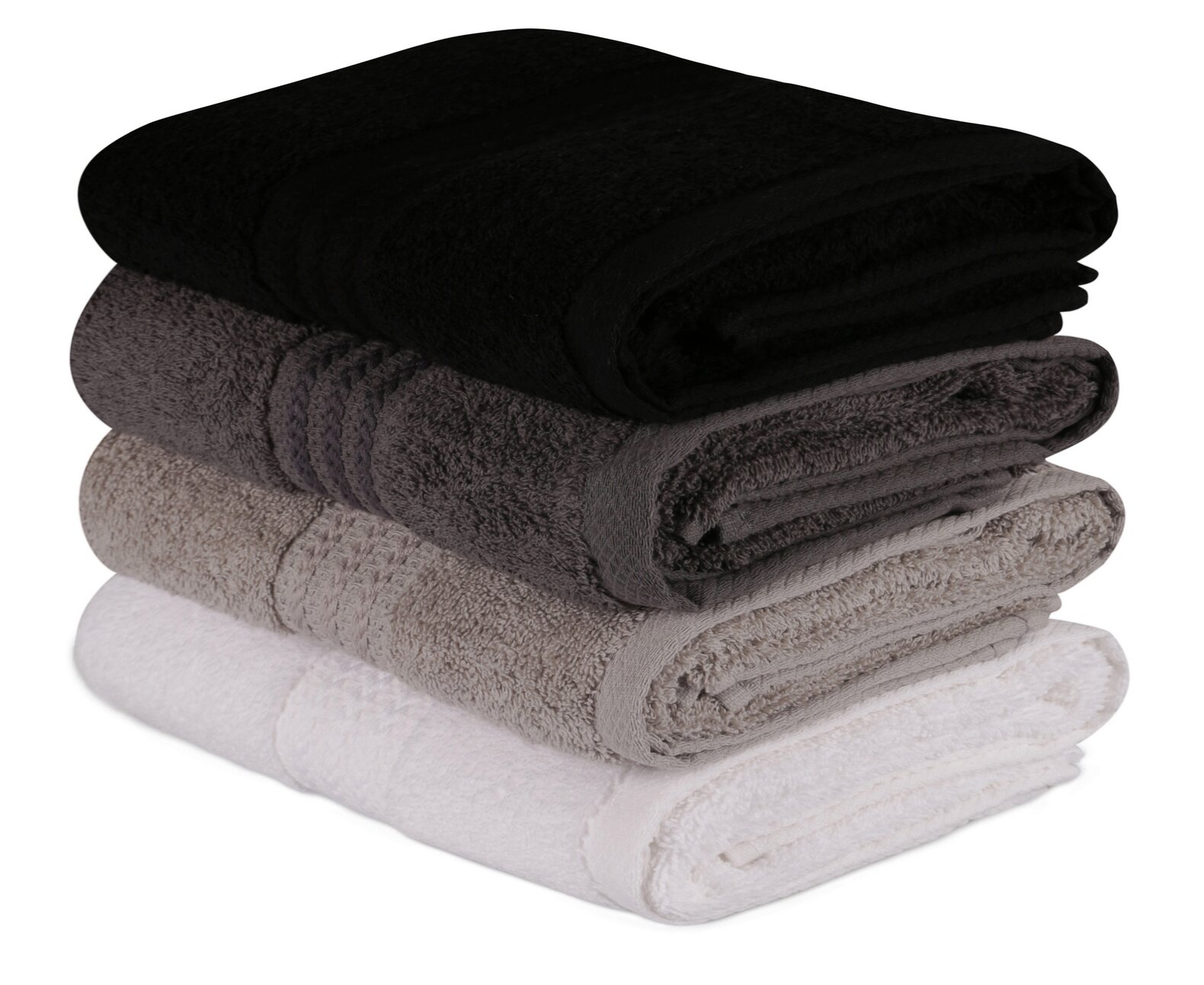 dark gray towels