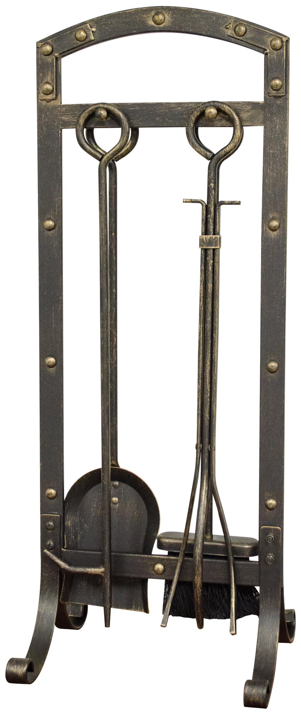 Uniflame 5 Piece Steel Fireplace Tool Set Wayfair