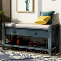 Blue Shoe Storage Bench Shoe Storage You Ll Love In 2022 Wayfair