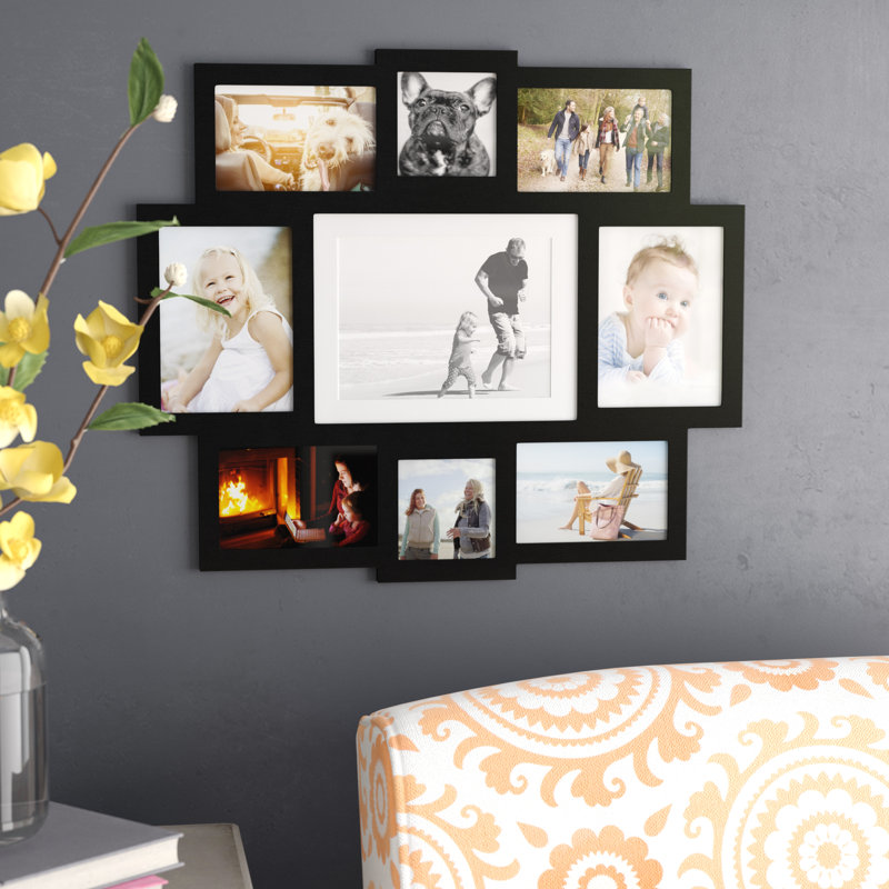 Laude Run Pilger 9 Opening Central Wall Hanging Picture Frame Laude Run Pilger 9 Opening Central Wall Hanging Picture Frame Reviews Wayfair