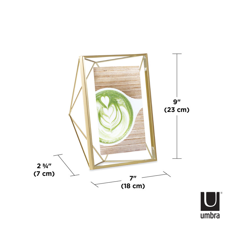 5 by 7-Inch Umbra Holds One 5/”x7/” Photo White Prisma 5x7 Picture Frame for Desktop or Wall
