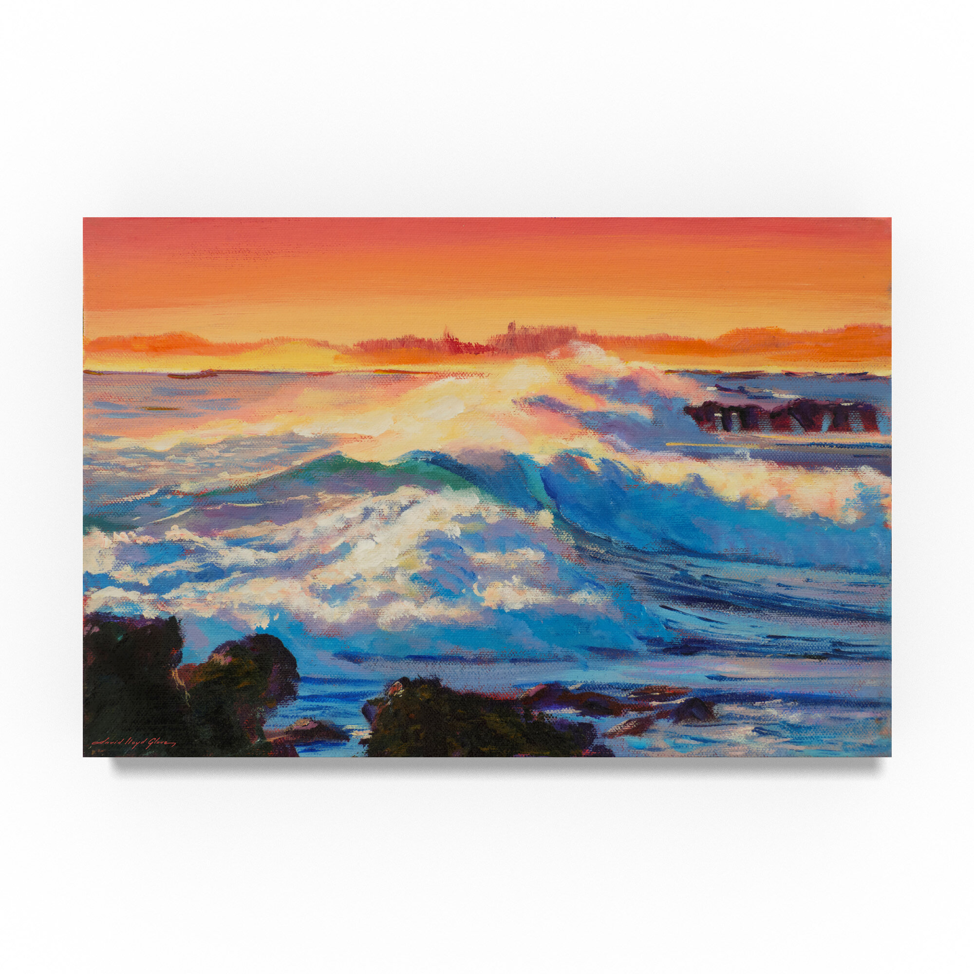 Surf Beach Quotes Ocean 100/% cotton Canvas Quality print wall art Home Decore