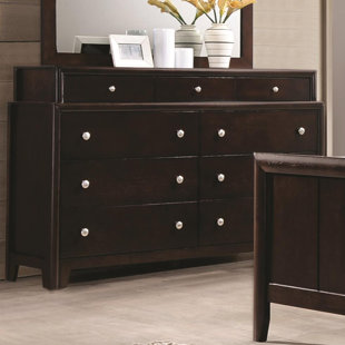 Go to store & view more images Pagoda 9 Drawers Double Dresser by Darby Home Co