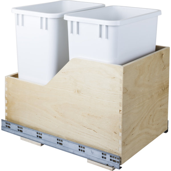 Hardware Resources Double White Birch 8.75 Gallon Open ...