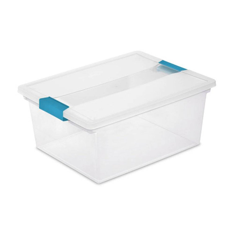 clear plastic totes with lids