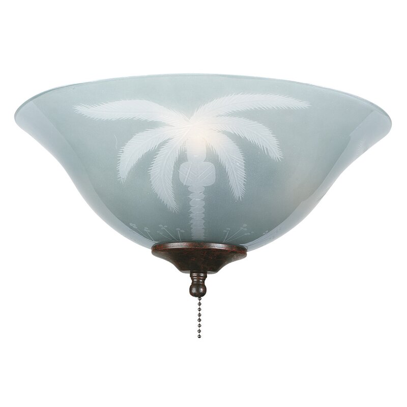 Fanimation 13 Glass Ceiling Fan Bowl Shade Wayfair 7848