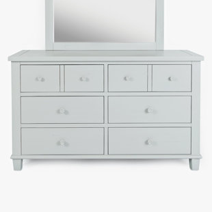 Hines Wooden 8 Drawer Dresser by Rosecliff Heights