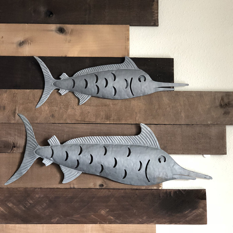 Eangee Home Design Marlin Galvanized Metal Wall Décor Wayfair
