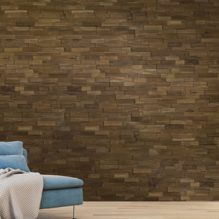 Teak Wall Paneling You Ll Love Wayfair Solid Wood Wall Paneling In Dark