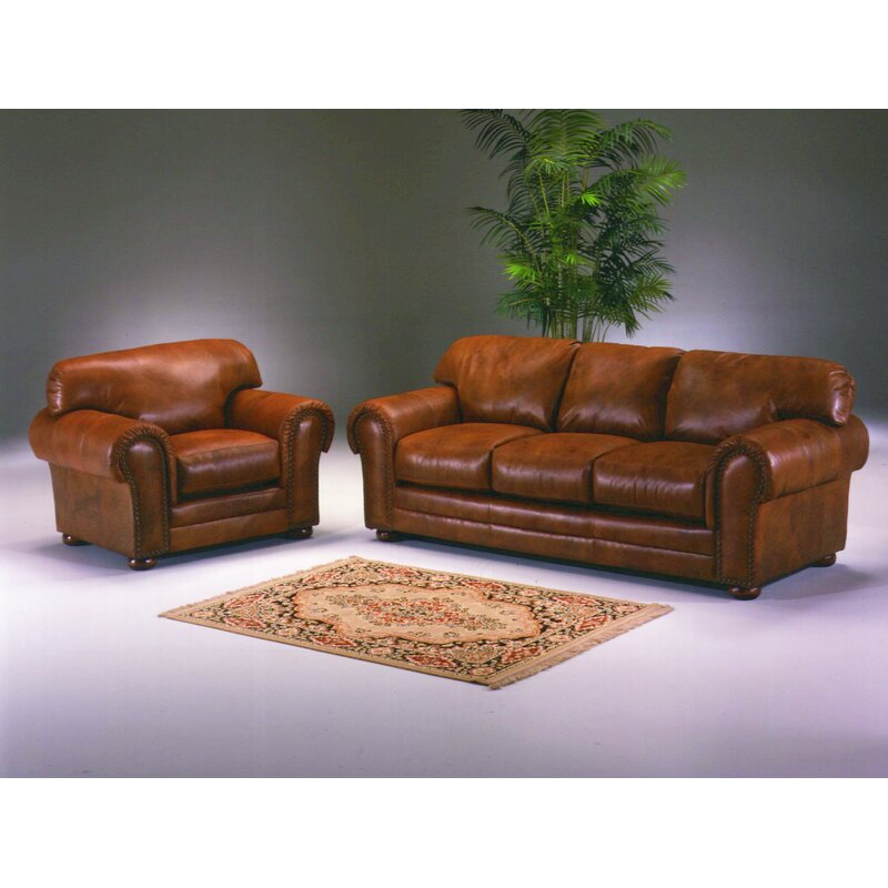 Omnia Leather Winchester Leather Configurable Living Room ...