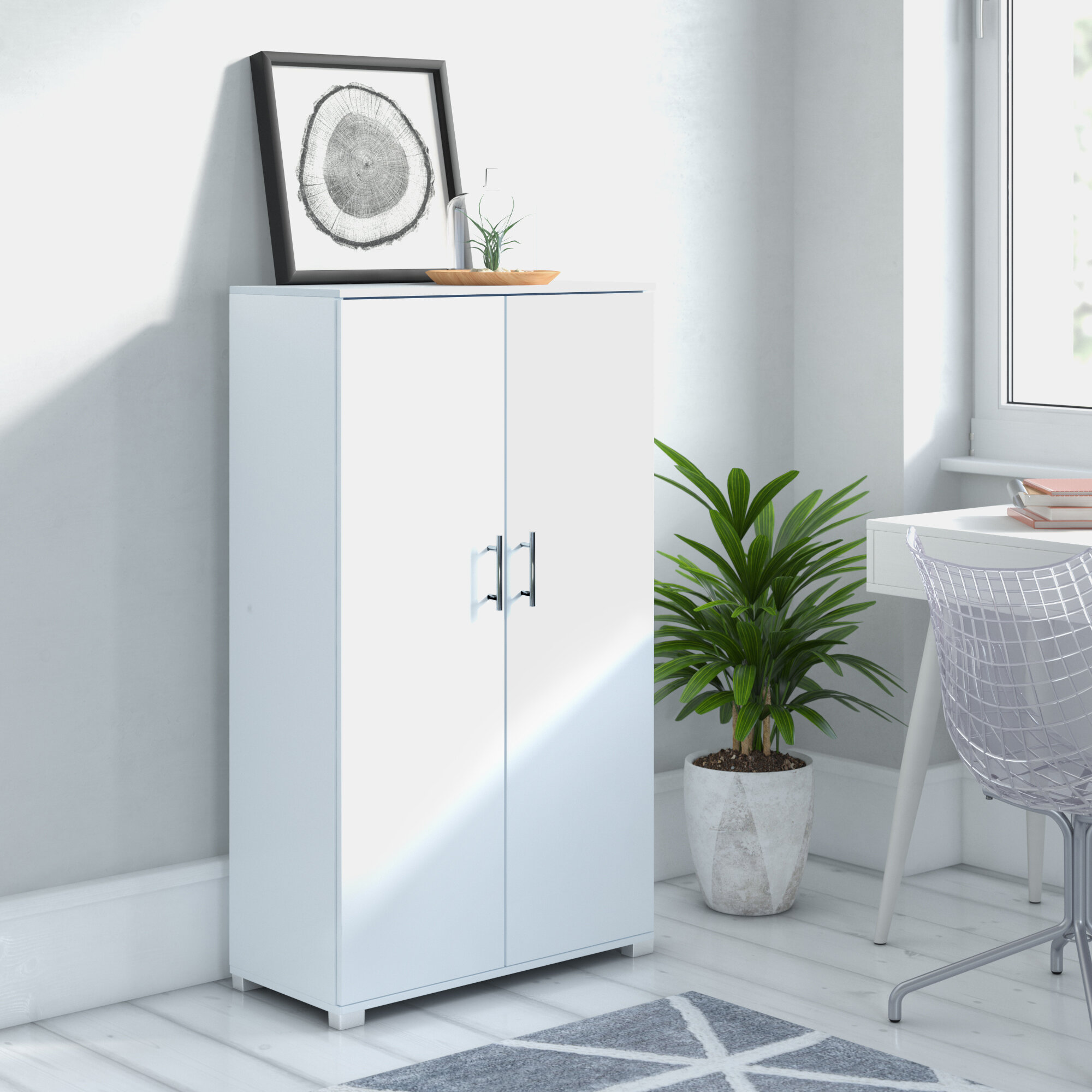 17 Stories Quinlan 2 Door Storage Cabinet & Reviews | Wayfair.co.uk