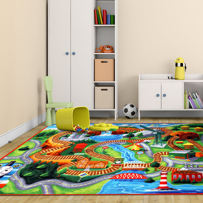 green kids rug
