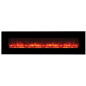 Dedrick Wall Mounted Electric Fireplace