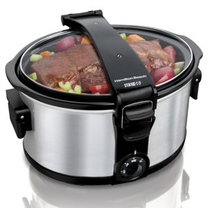 7-Qt. Stay or Go Portable Slow Cooker