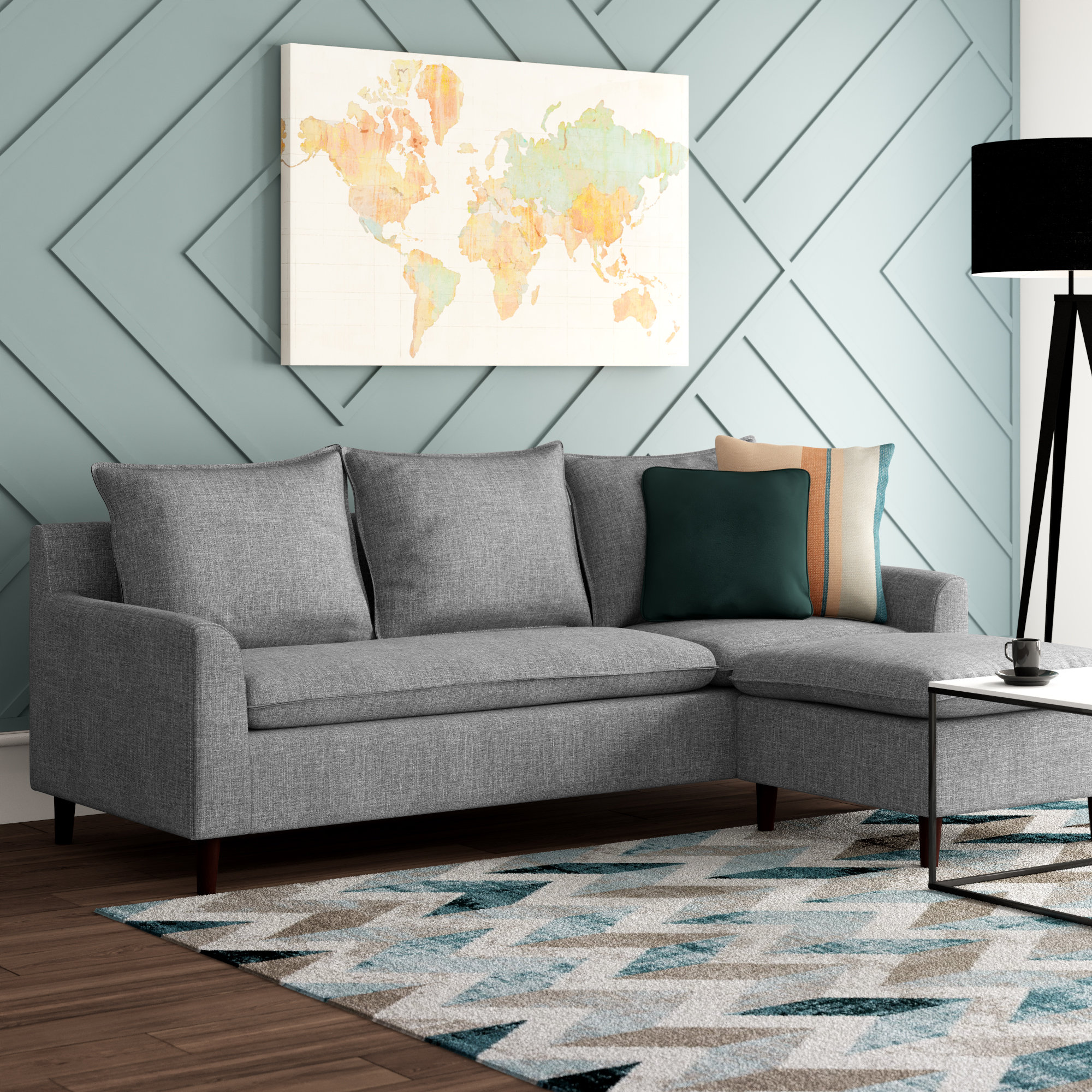 Zipcode Design Wisby Corner Sofa Wayfair Co Uk