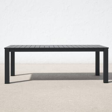 aluminum dining bench