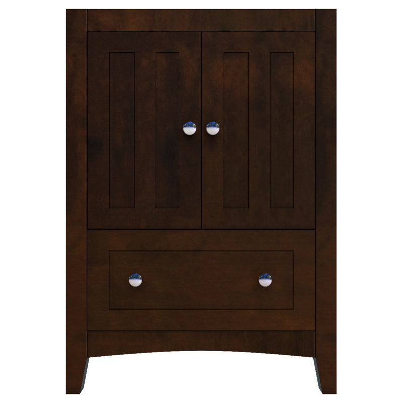 Royalpurplebathkitchen Nixon Floor Mount 24 Single Bathroom Vanity Set Wayfair