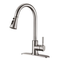 Brushed Nickel Kitchen Faucets Wayfair Ca