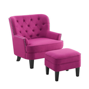 wayfair pink accent chair