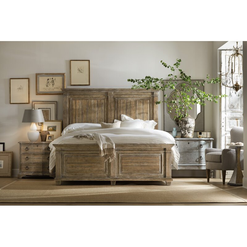 hooker furniture boheme laurier panel configurable bedroom set | wayfair