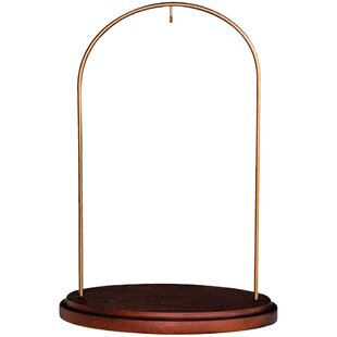 Bards Arched Gold-Toned Ornament Stand 12.25 H x 6 W x 6 D Large Angel