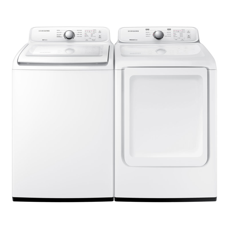 Samsung 4 5 Cu Ft Top Load Washer And 7 2 Cu Ft Electric Dryer Reviews Wayfair