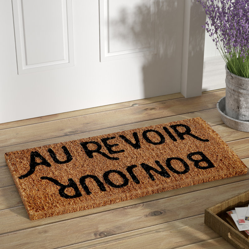 Myriam Bonjour/Au Revoir Doormat