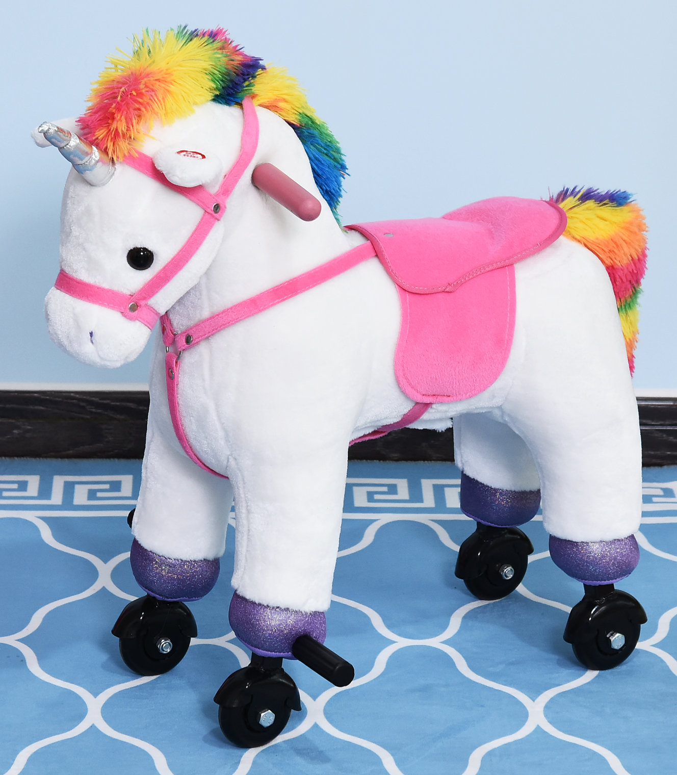 plush rocking unicorn