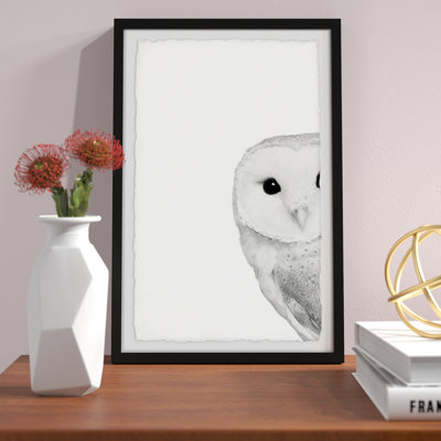 Hidden Owl II Picture Frame Print Set on Paper