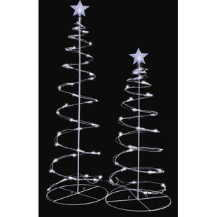Prelit Spiral Trees Wayfair Ca