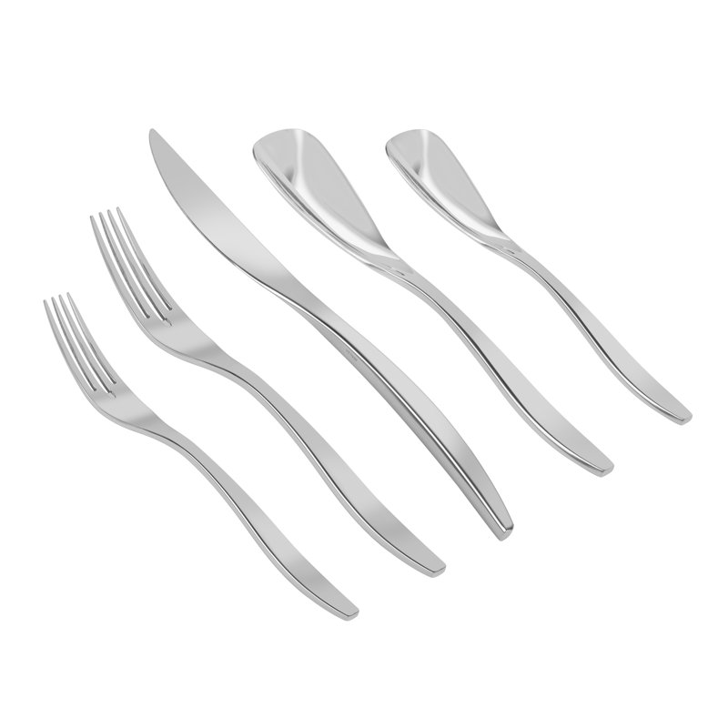 Judique Splendid 45 Piece 18 10 Stainless Steel Flatware Set