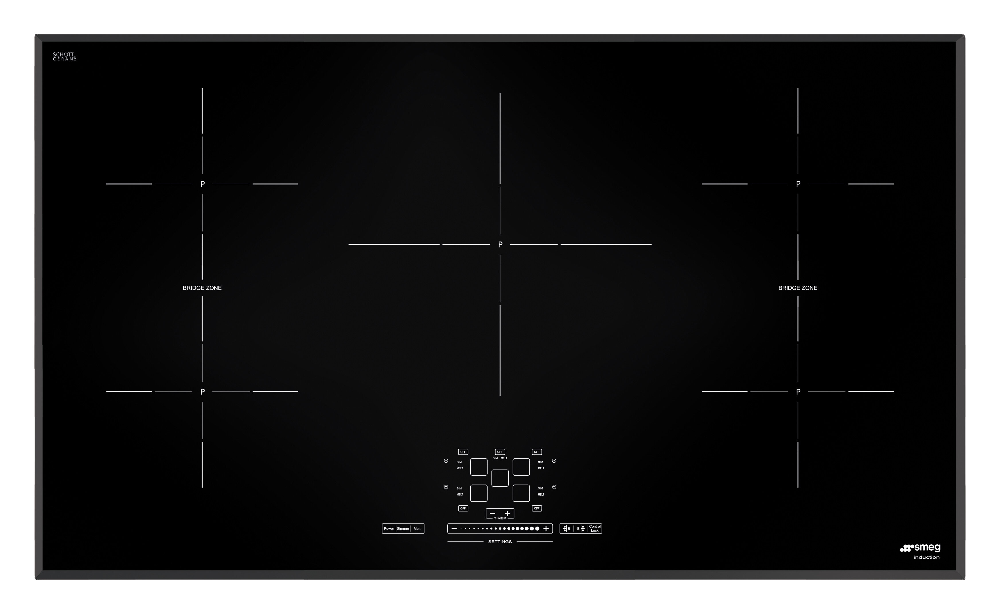 smeg induction cooktop