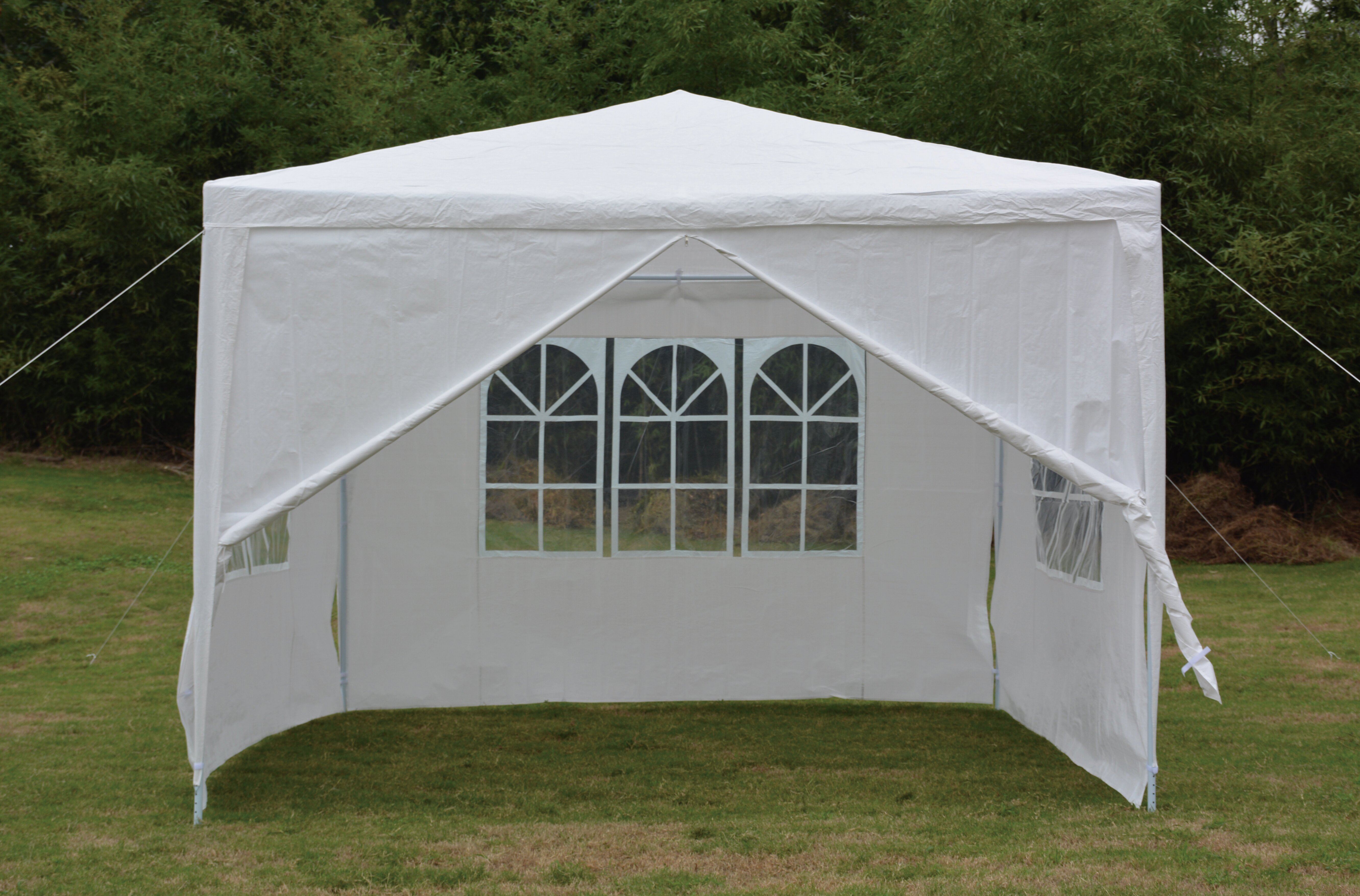 Backyard Expressions 10 Ft W X 10 Ft D Metal Party Tent Reviews