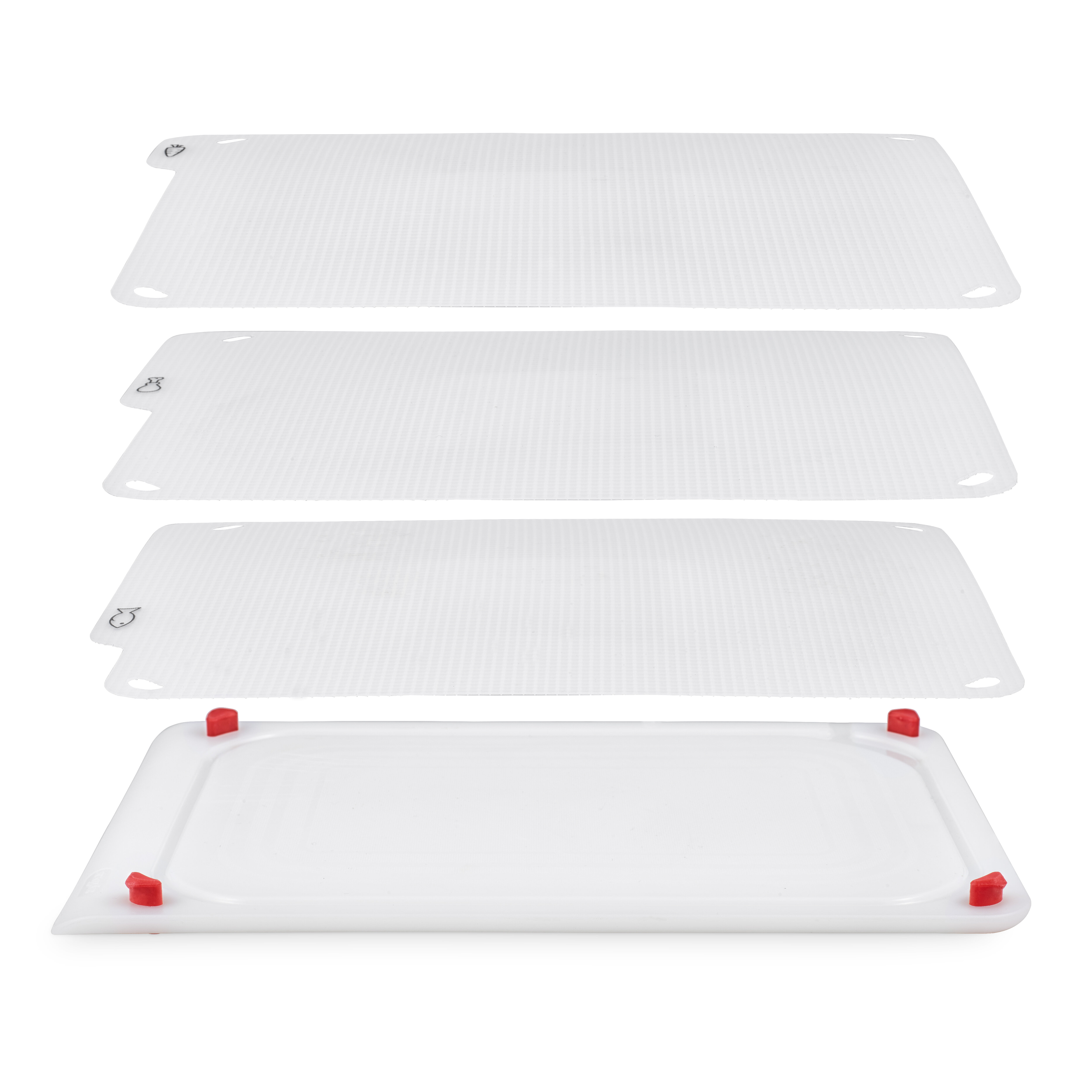 white plastic cutting board