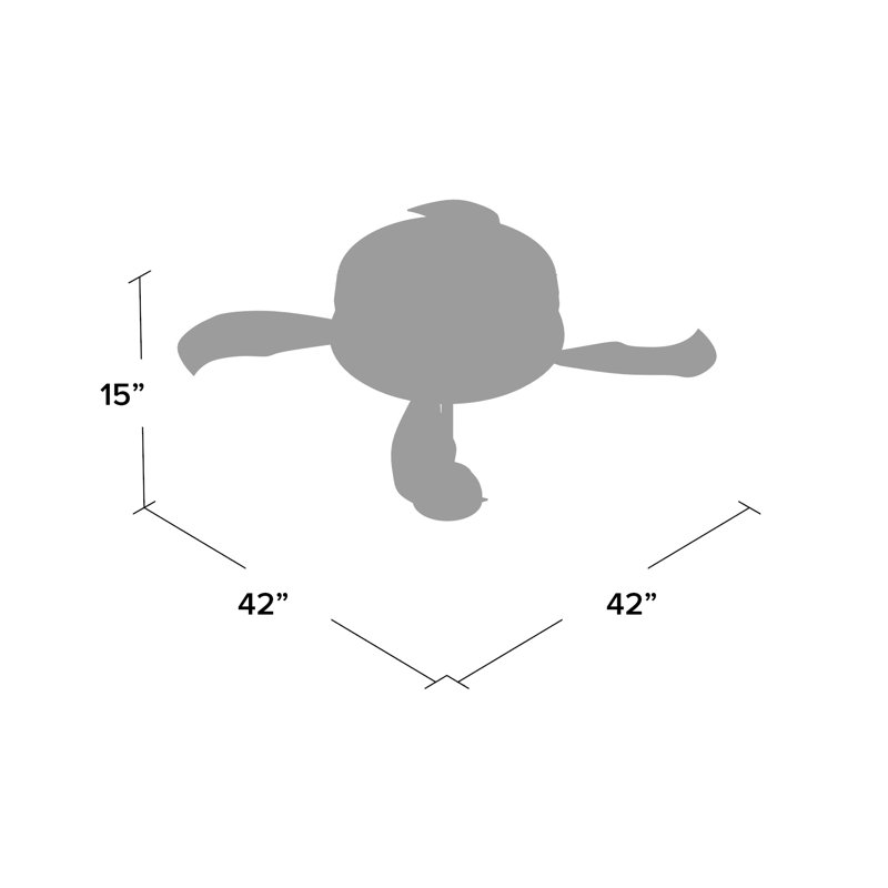 Mercer41 Abella 4 Blade Led Ceiling Fan With Remote Light Kit