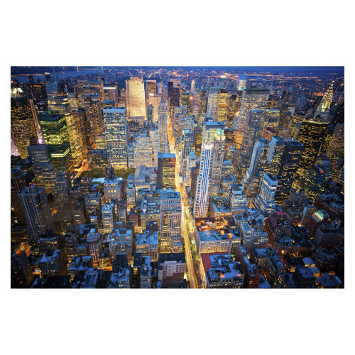 Midtown Manhattan 2.55m x 3.84m Textured Matt Peel & Stick Wall Mural East Urban Home