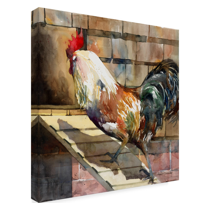Trademark Art Walking The Plank Watercolor Painting Print On