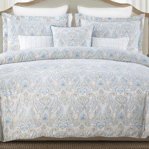 Demelo Cotton 6 Piece Reversible Comforter Set