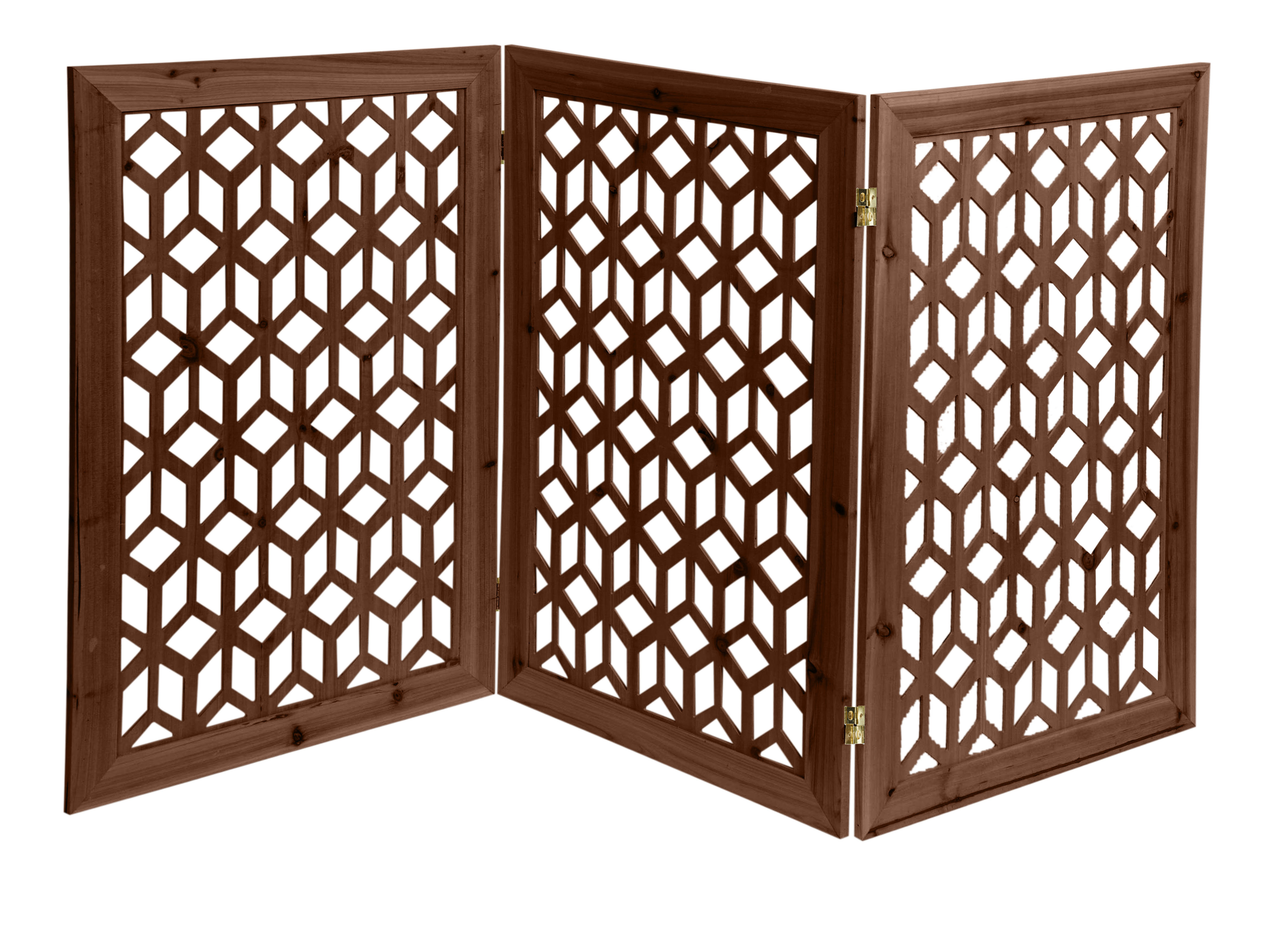 akc wooden carved pet gate