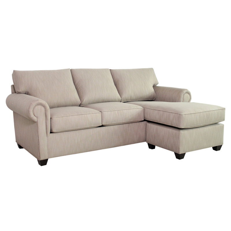 Edgecombefurniture Layla 86 Right Hand Facing Sofa Chaise With Ottoman Wayfair