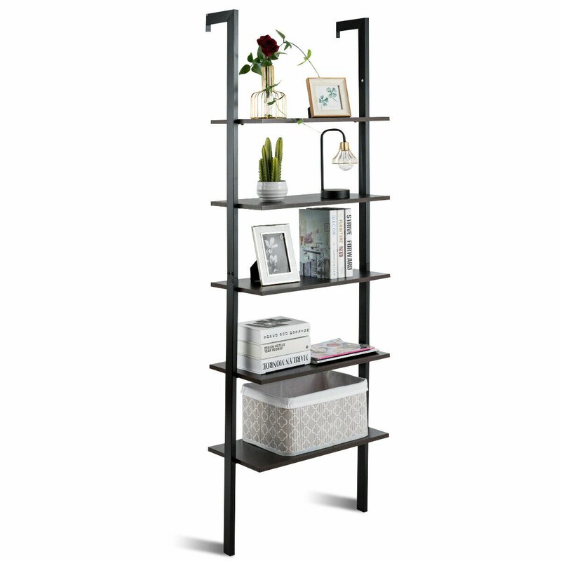 Ebern Designs Sonnet Ladder Bookcase Reviews Wayfair