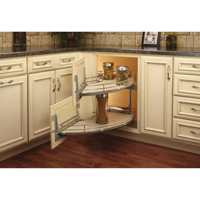 Rev A Shelf Curve 2 Tier Right Handed Blind Corner Cabinet