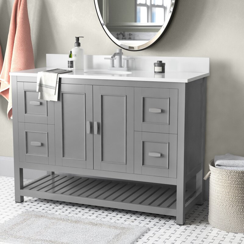 Ebern Designs Adaure 48 Single Bathroom Vanity Set Reviews Wayfair Ca