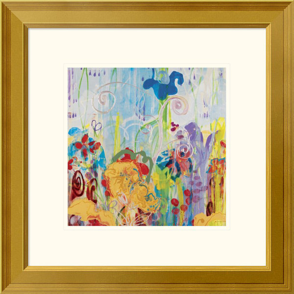 east urban home good morning garden framed oil painting print wayfair wayfair