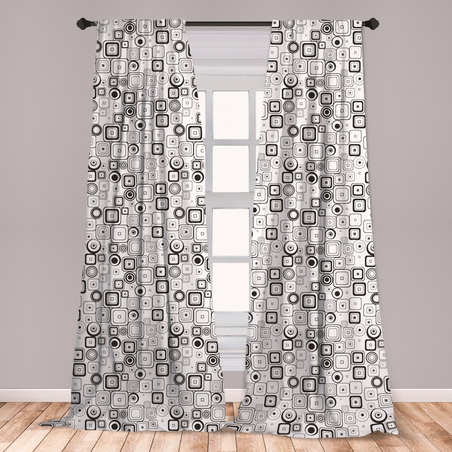 black and white curtains 106