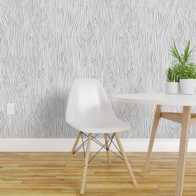 Ebern Designs Willingboro Wood Grain 27 L X 24 W Texture