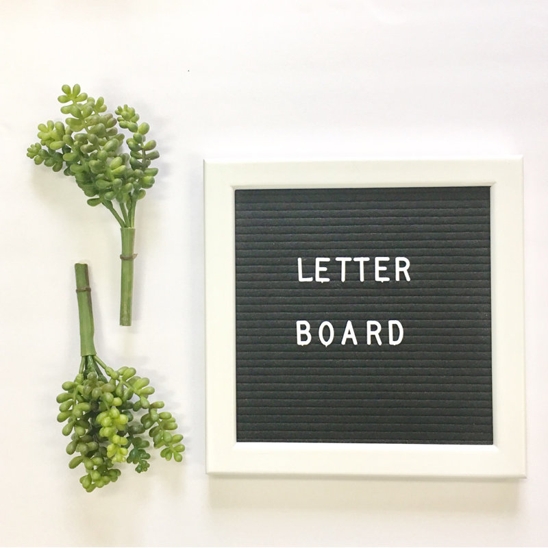 Wall Mounted Bulletin Board