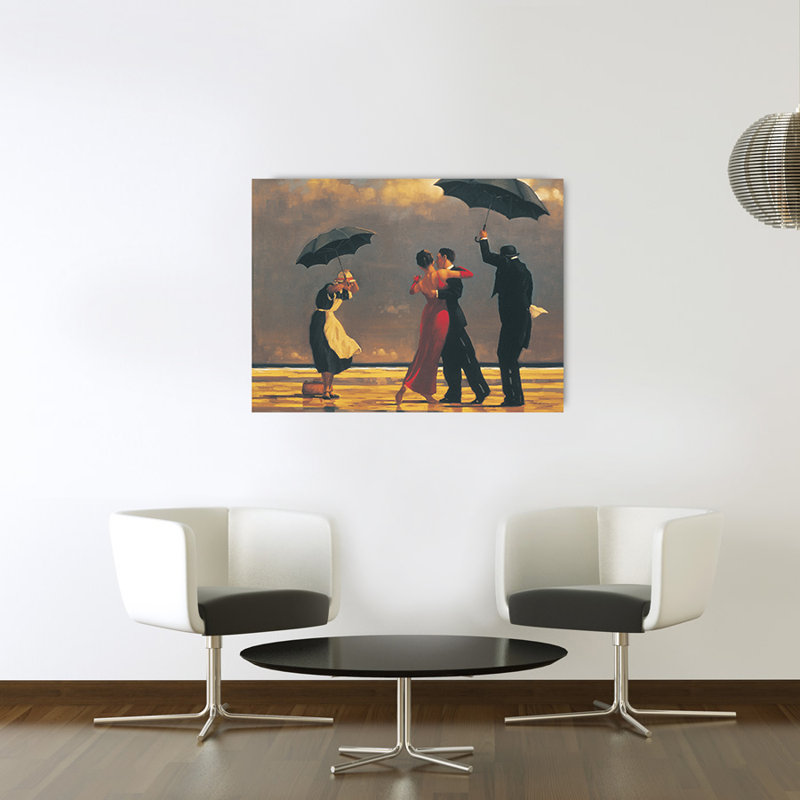 Beachcrest Home The Singing Butler By Vettriano Art Print Plaque Wayfair Co Uk